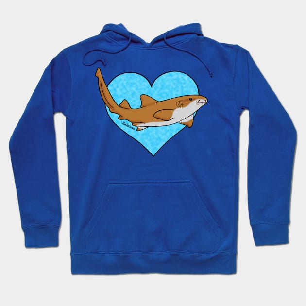 Nurse Shark Love Hoodie by HonuHoney